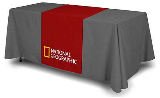 Image of Custom Printed Table Throws